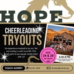 HS Cheer Tryouts